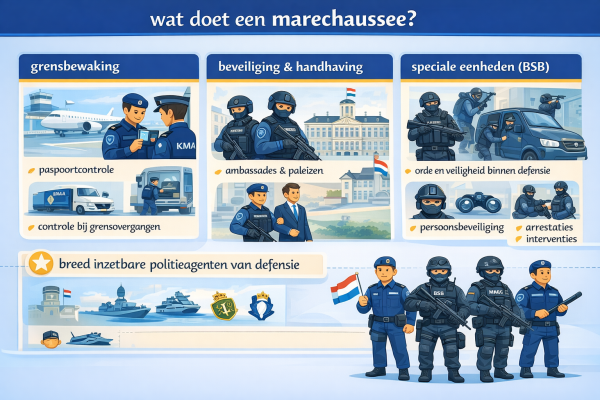 Alles over het beroep marechaussee Wat doet een marechaussee