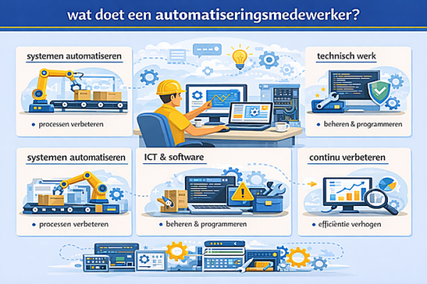 Alles over het beroep automatiseringsmedewerker Wat doet een automatiseringsmedewerker