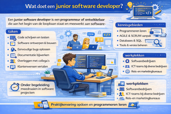 Wat doet een junior software developer