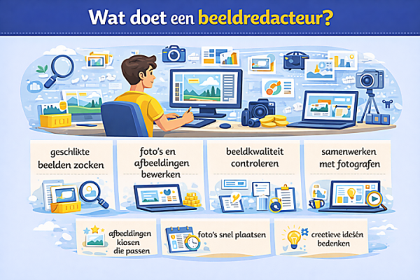 Alles over het beroep beeldredacteur Wat doet een beeldredacteur