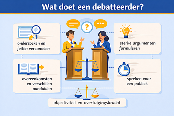 Alles over het beroep debatteerder Wat doet een debatteerder