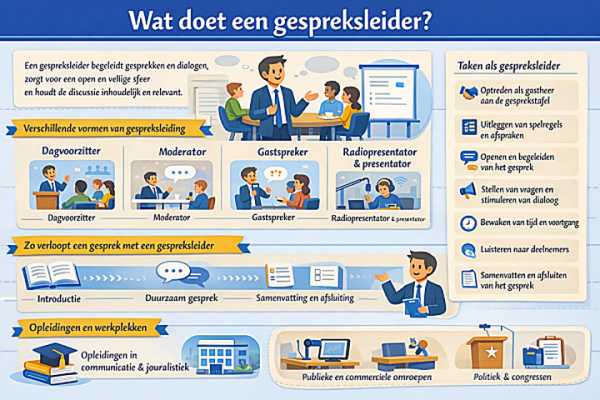 Wat doet een gespreksleider