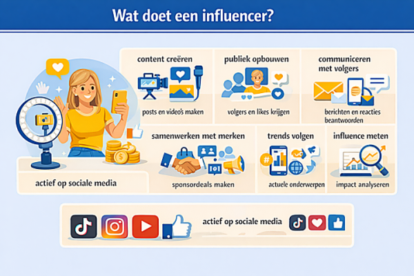 Wat doet een influencer