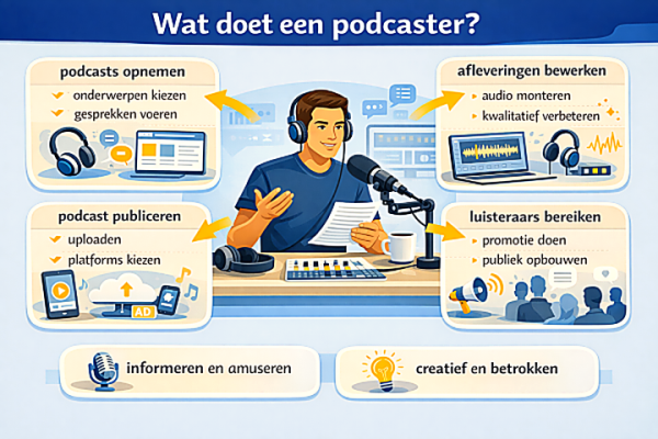 Wat doet een podcaster