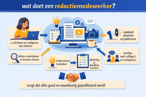 Alles over het beroep redactiemedewerke Wat doet een redactiemedewerker