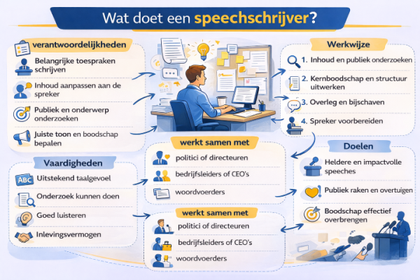 Wat doet een speechschrijver