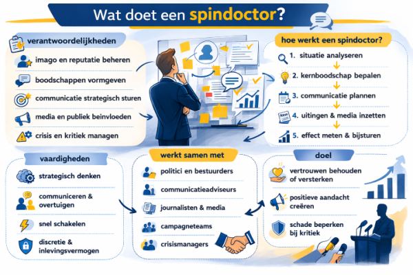 Alles over het beroep spindoctor Wat doet een spindoctor