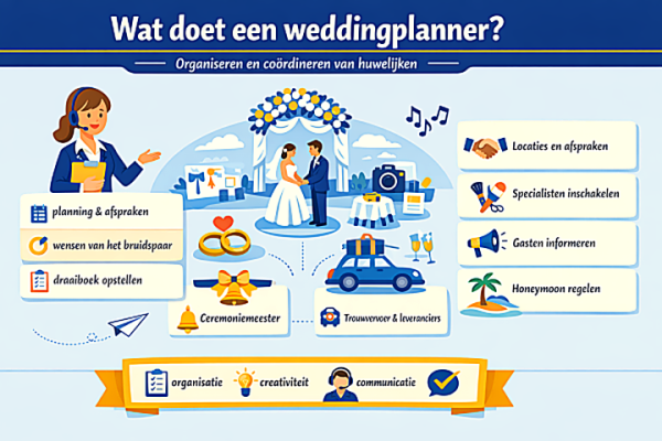 Alles over het beroep weddingplanner Wat doet een weddingplanner