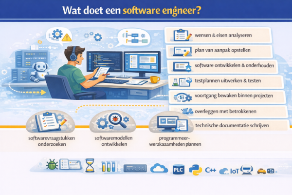 Alles over het beroep software engineer Wat doet een software engineer