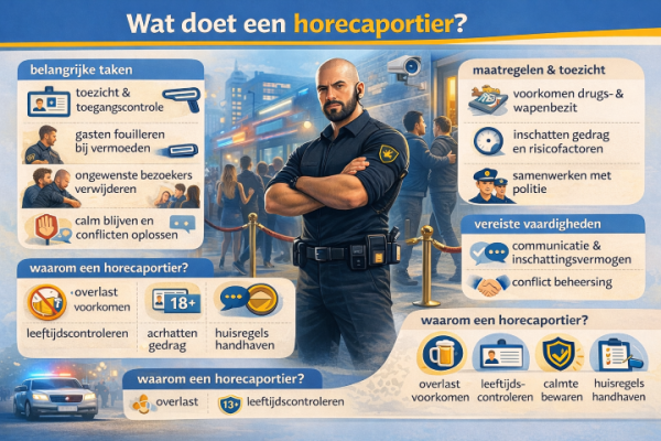 Alles over het beroep horecaportier Wat doet een horecaportier