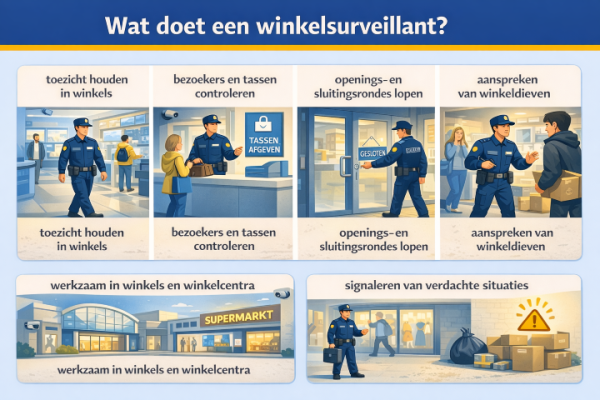 Alles over het beroep winkelsurveillant Wat doet een winkelsurveillant