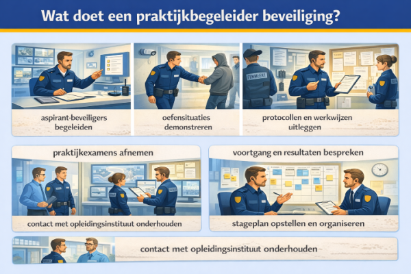 Wat doet een praktijkbegeleider beveiliging