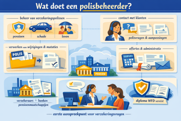 Alles over het beroep polisbeheerder Wat doet een polisbeheerder