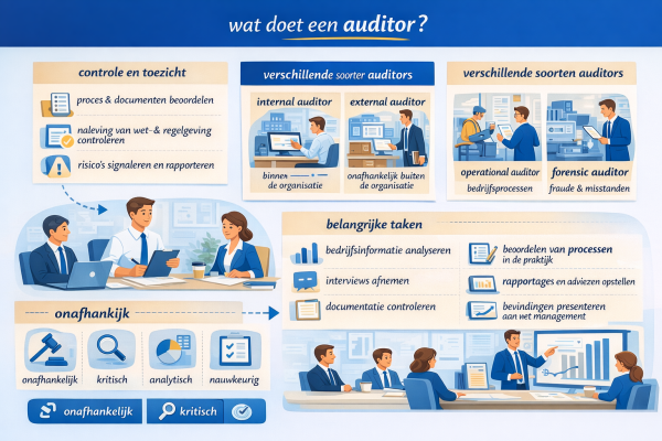 Alles over het beroep auditor Wat doet een auditor
