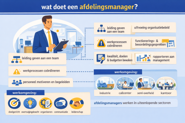 Wat doet een afdelingsmanager