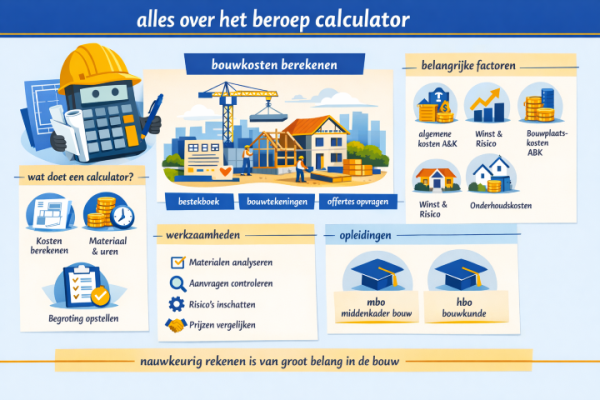 Alles over het beroep calculator Wat doet een calculator