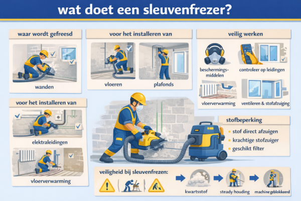 Wat doet een sleuvenfrezer