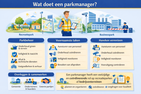 Alles over het beroep parkmanager Wat doet een parkmanager