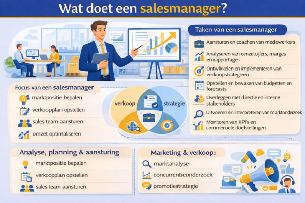 Wat doet een salesmanager