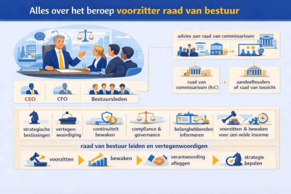 Alles over het beroep voorzitter raad van bestuur Wat doet een voorzitter raad van bestuur