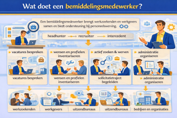 Wat doet een bemiddelingsmedewerker
