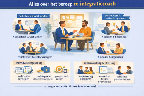 Alles over het beroep re-integratiecoach Wat doet een re-integratiecoach