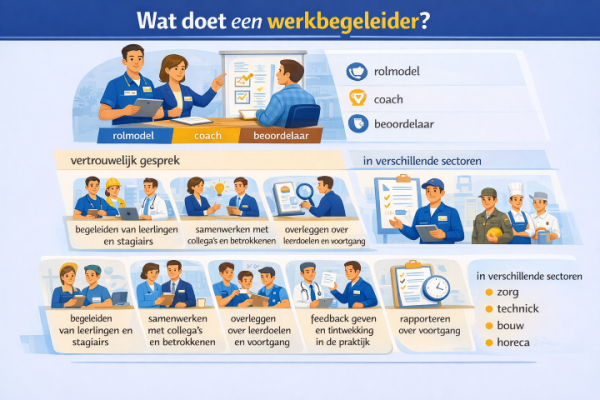 Alles over het beroep werkbegeleider Wat doet een werkbegeleider