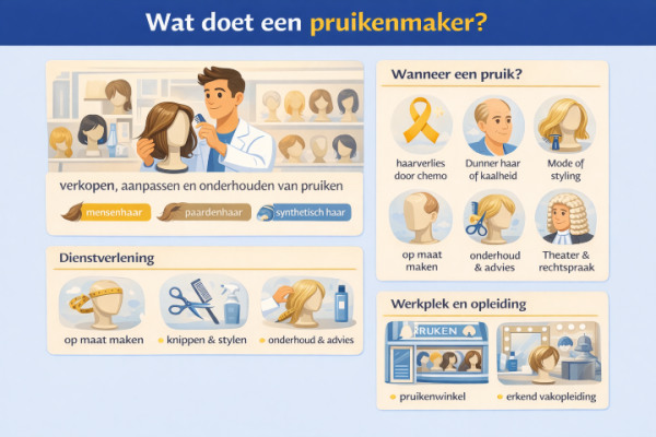 Wat doet een pruikenmaker