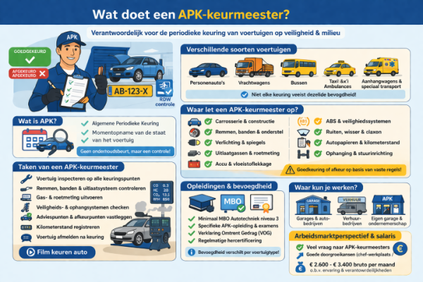 Wat doet een Apk-keurmeester