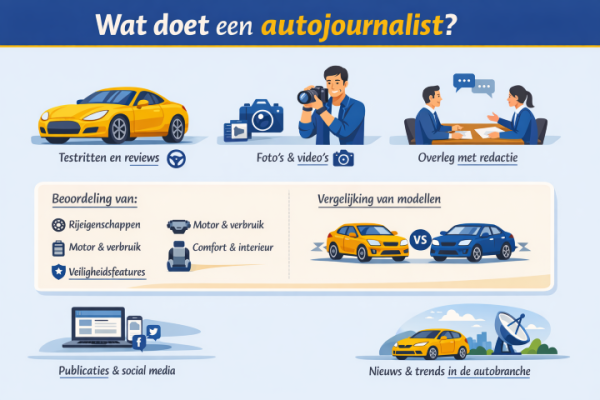 Alles over het beroep autojournalist Wat doet een autojournalist