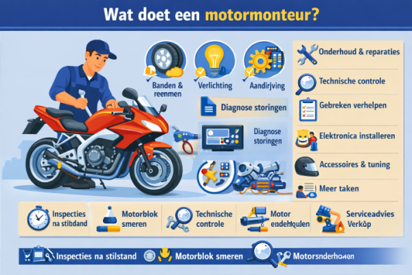Alles over het beroep motormonteur Wat doet een motormonteur