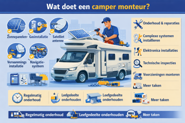 Wat doet een camper monteur