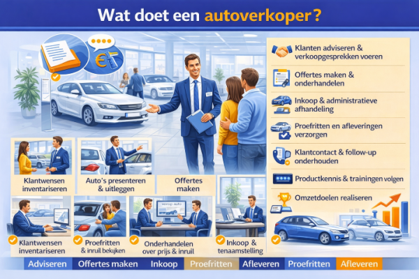 Wat doet een autoverkoper