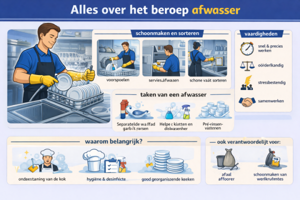 Wat doet een afwasser
