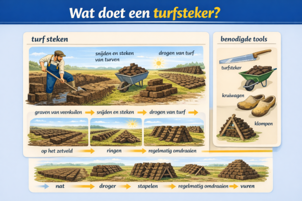 Wat doet een turfsteker