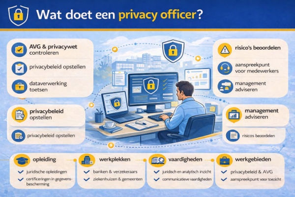 Alles over het beroep privacy officer Wat doet een privacy officer