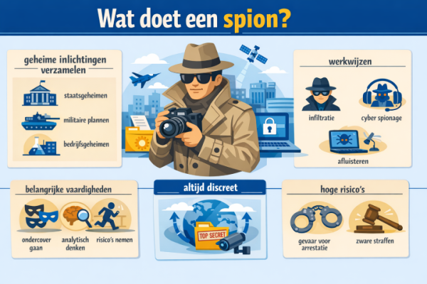 Alles over het beroep spion Wat doet een spion