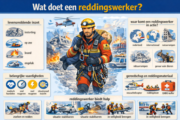 Wat doet een reddingswerker
