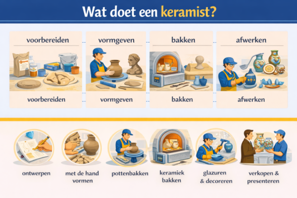 Alles over het beroep keramist Wat doet een keramist