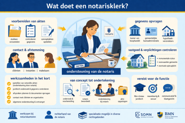 Wat doet een notarisklerk