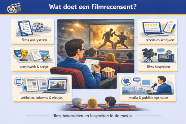 Alles over het beroep filmrecensent Wat doet een filmrecensent