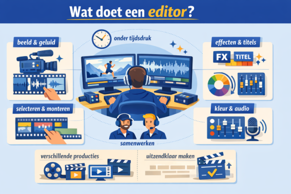 Alles over het beroep editor Wat doet een editor