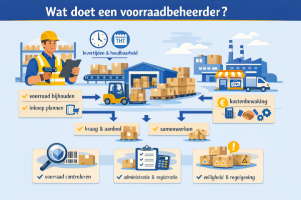 Wat doet een voorraadbeheerder
