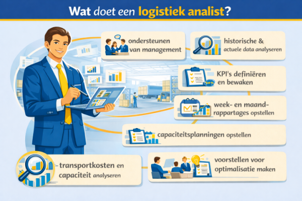 Alles over het beroep logistiek analist Wat doet een logistiek analist
