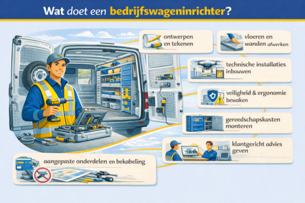 Alles over het beroep bedrijfswageninrichter Wat doet een bedrijfswageninrichter