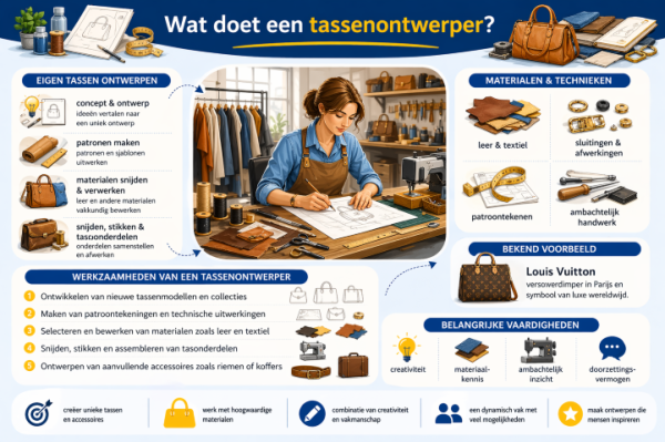 Wat doet een tassenontwerper