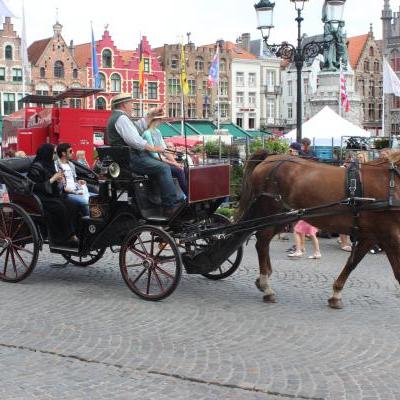 Paard en koets Brugge