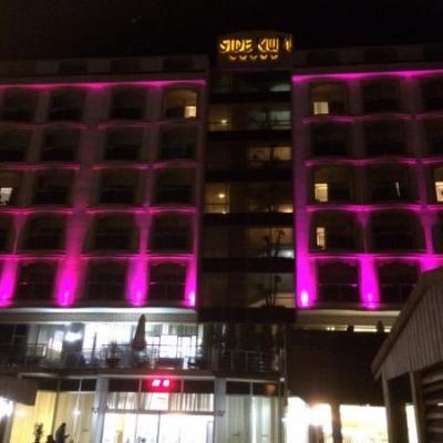 Mooi verlicht hotel